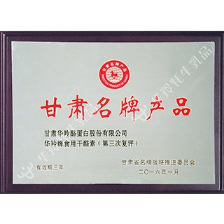 甘肃名牌产品